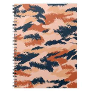 Carnet Camouflage Abstrait : Papier peint Vintage sans co