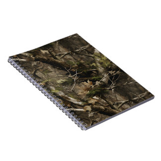 Carnet Camouflage d'arbre réel