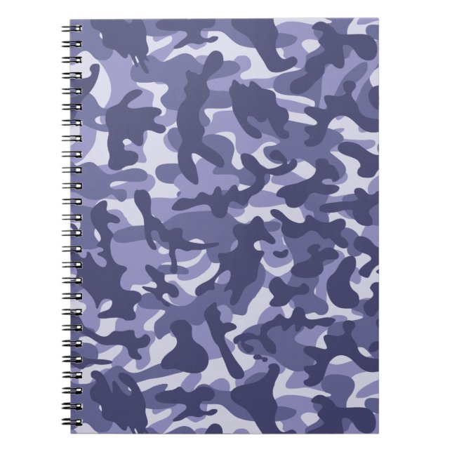 Carnet Camouflage de la marine violette (Devant)