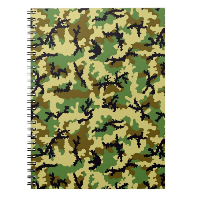 Carnet Camouflage des bois (Devant)