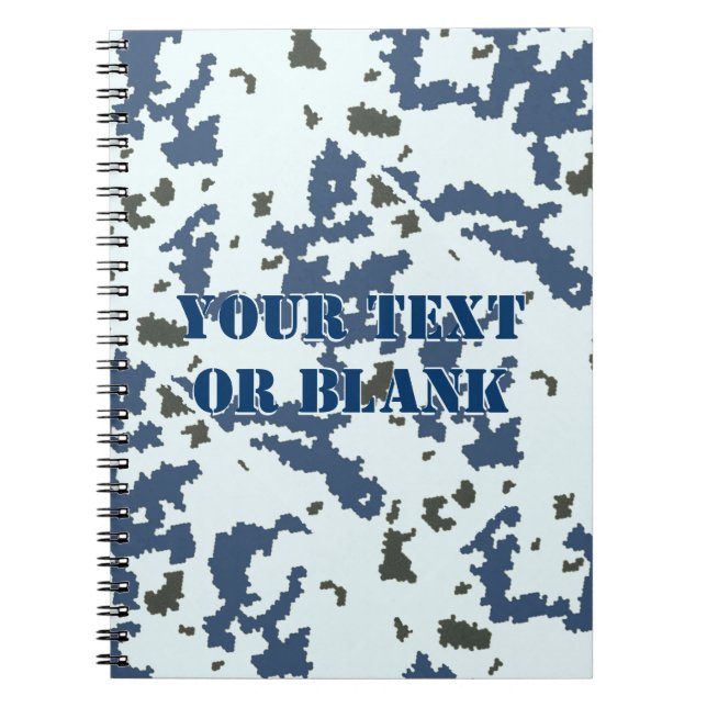 Carnet Camouflage d'hiver (Devant)