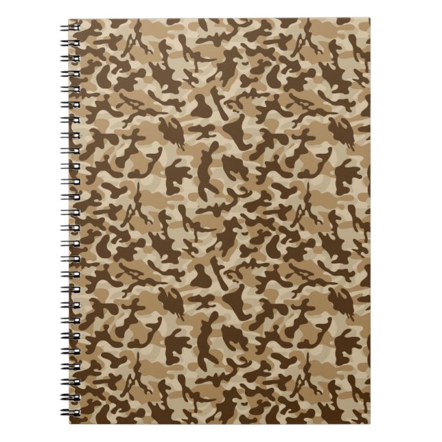 Carnet Camouflage du désert (Devant)