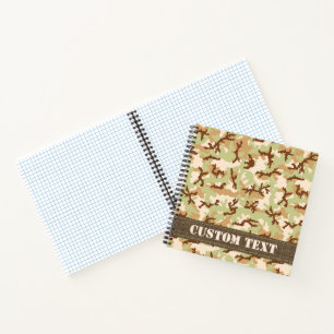 Carnet Camouflage du désert