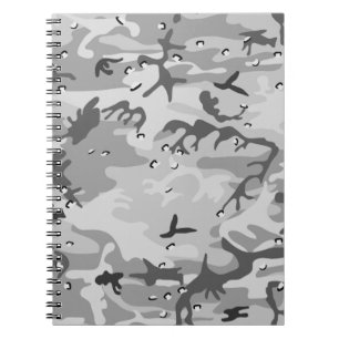 Carnet Camouflage gris d'hiver