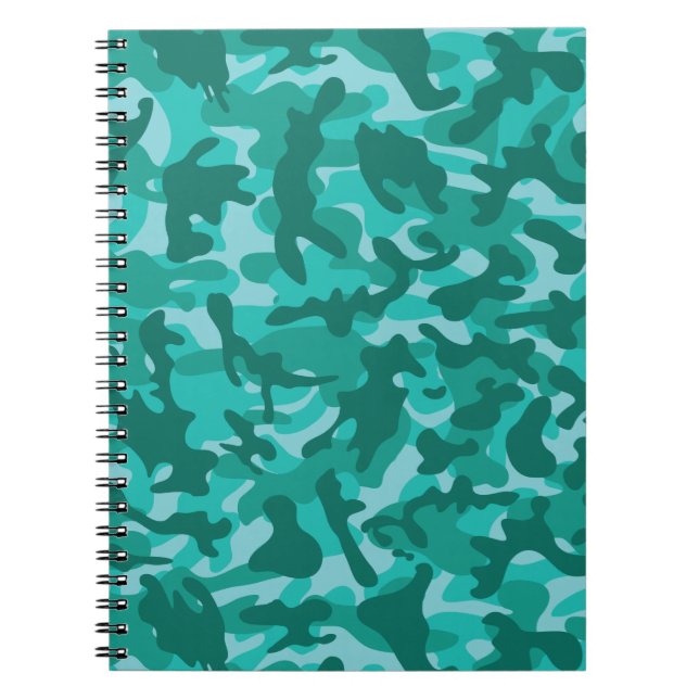 Carnet Camouflage Persan Bleu   (Devant)