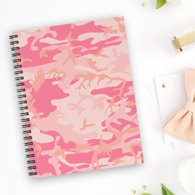 Carnet Camouflage rose, Armée (Créateur téléchargé)