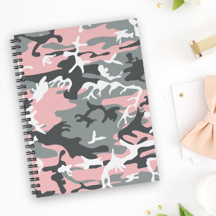 Carnet Camouflage rose et gris, Militaire, Armée