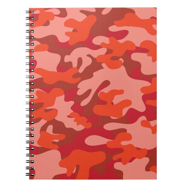 Carnet Camouflage rouge (Devant)