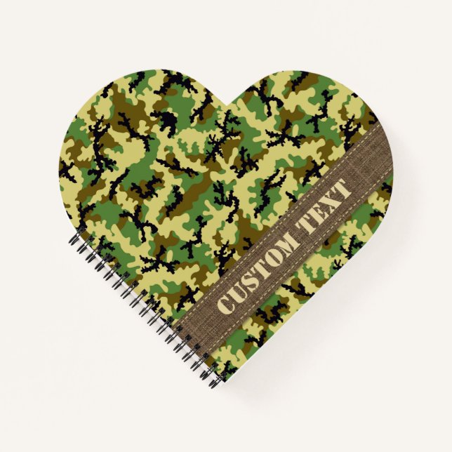 Carnet Camouflage Woodland (Devant)