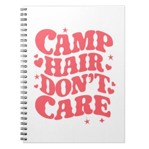 Carnet Camp Cheveux S'en Baladent Été Camping Filles Groo