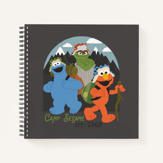 Carnet Camp Sesame Street EST. 1969 (Devant)