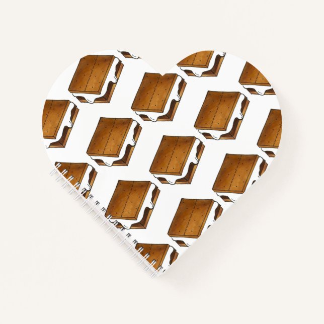 Carnet Campfire S'mores Toasé Marshmallow Camp d'été (Devant)