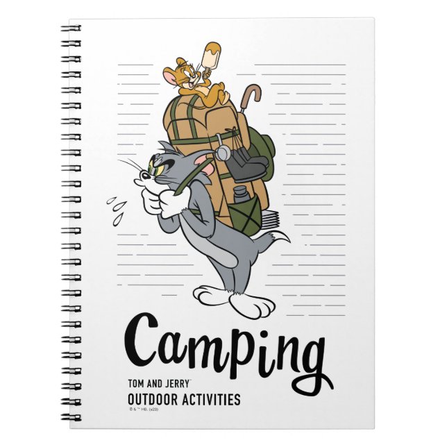 Carnet Camping Tom & Jerry (Devant)