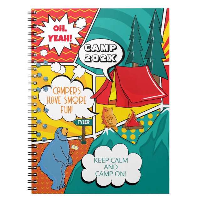 Carnet Camps de jour Pop Art pour enfants (Devant)