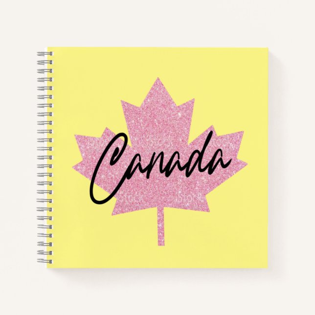 Carnet Canada Feuille d'érable (Devant)