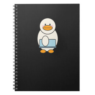 Carnet Canard allant au travail, funny work