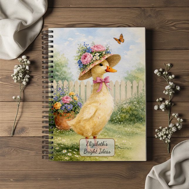 Carnet Canard de jardin vintage (Créateur téléchargé)