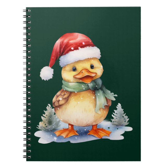 Carnet Canard de Noël (Devant)