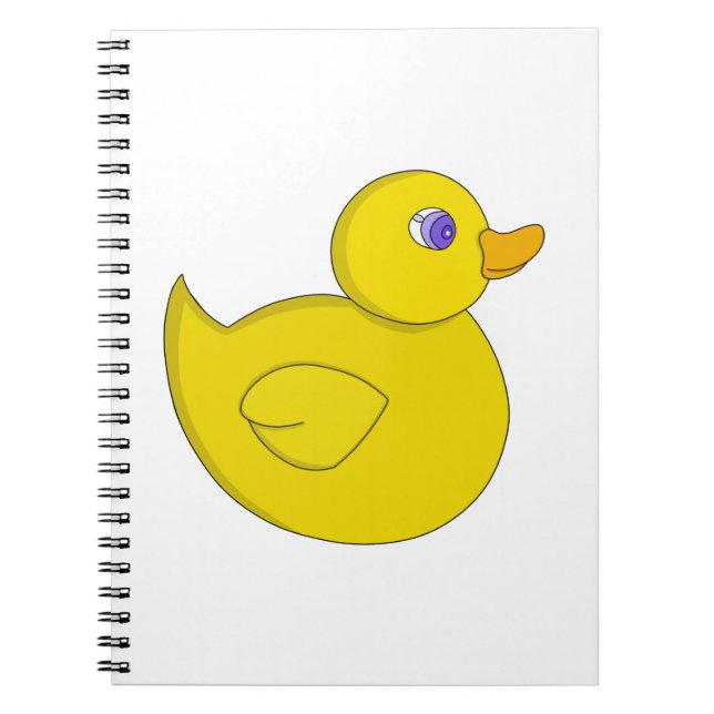 Carnet Canard en caoutchouc (Devant)