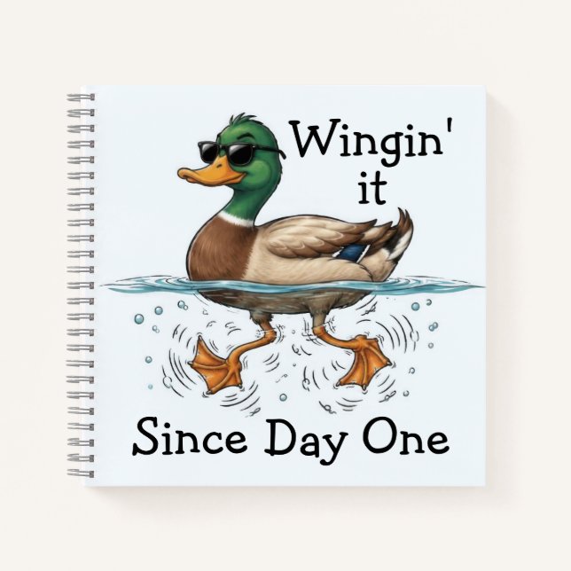 Carnet Canard qui improvise  (Devant)