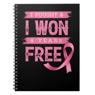 Carnet Cancer du sein Je me suis battu et j'ai gagné 4 an