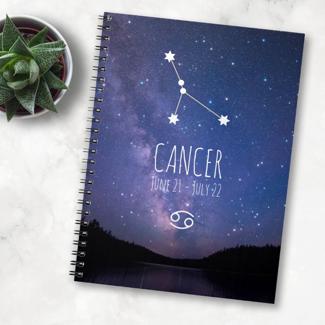Carnet Cancer | Personalized Zodiac Constellation (Créateur téléchargé)