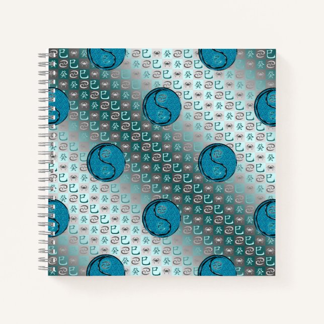 Carnet Cancer & Serpent d'eau (Devant)