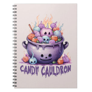 Carnet Candy Cauldron - Pastel Purple Halloween Traitemen