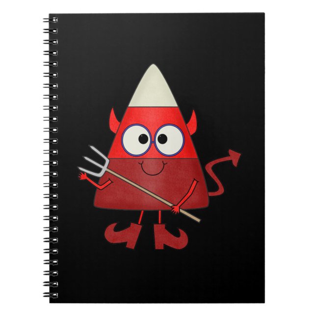 Carnet Candy Corn Devil Halloween (Devant)