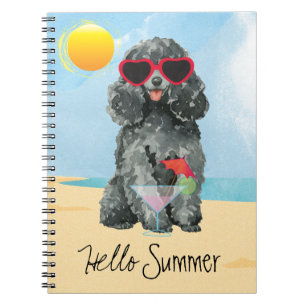 Carnet Caniche de jouet d'été