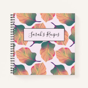 Carnet Canna Tropicanna Feuilles en Pastel