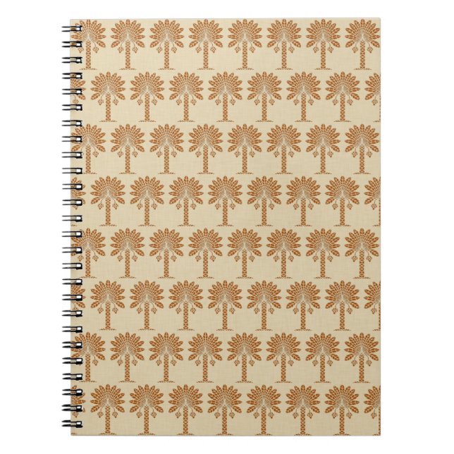 Carnet Cannelle épice Moods Palm (Devant)