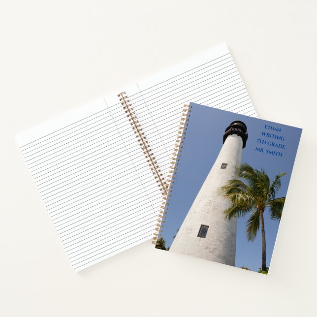 Carnet Cape Florida École Florida Phare Blanc (Intérieur)