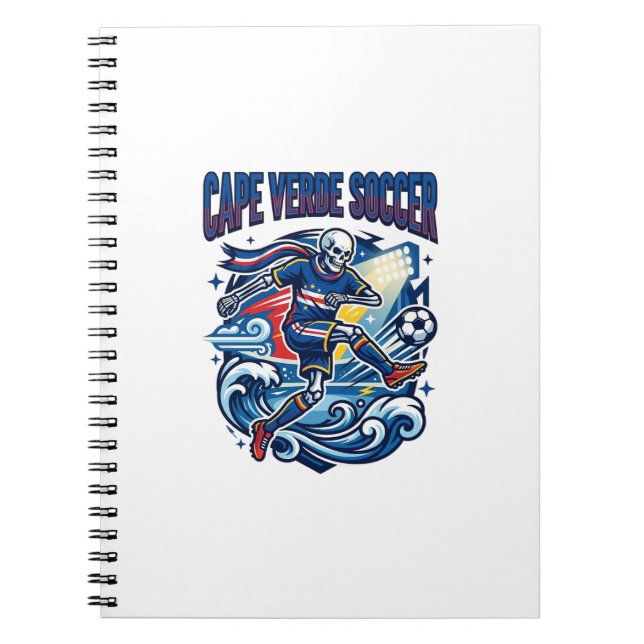Carnet Cape Verde Foot Skeleton Buteur Nations Premium (Devant)