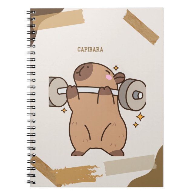 Carnet  "Capibara Dreams: Libreta Única" (Devant)
