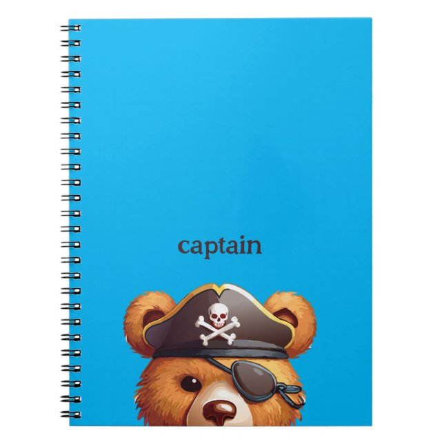Carnet Capitaine Bear (Devant)
