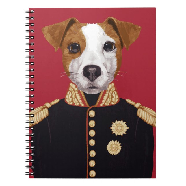 Carnet Capitaine Jack Russell (Devant)