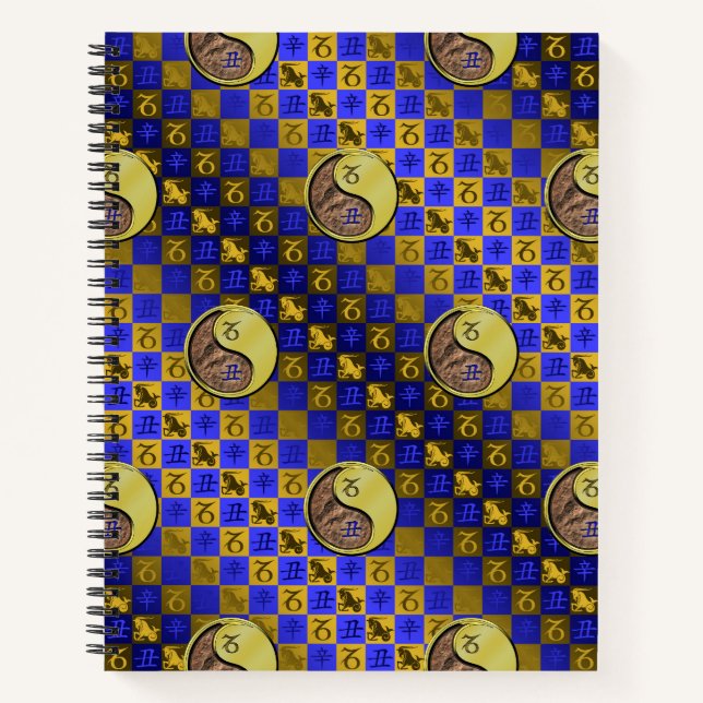 Carnet Capricorne & Bœuf de métal (Devant)