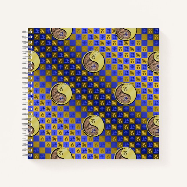Carnet Capricorne & Bœuf de métal (Devant)