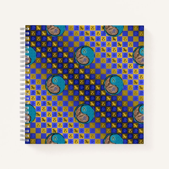 Carnet Capricorne & Bœuf d'eau (Devant)