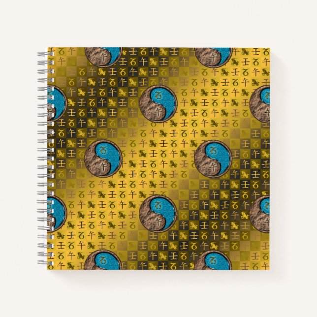 Carnet Capricorne & Cheval d'eau (Devant)