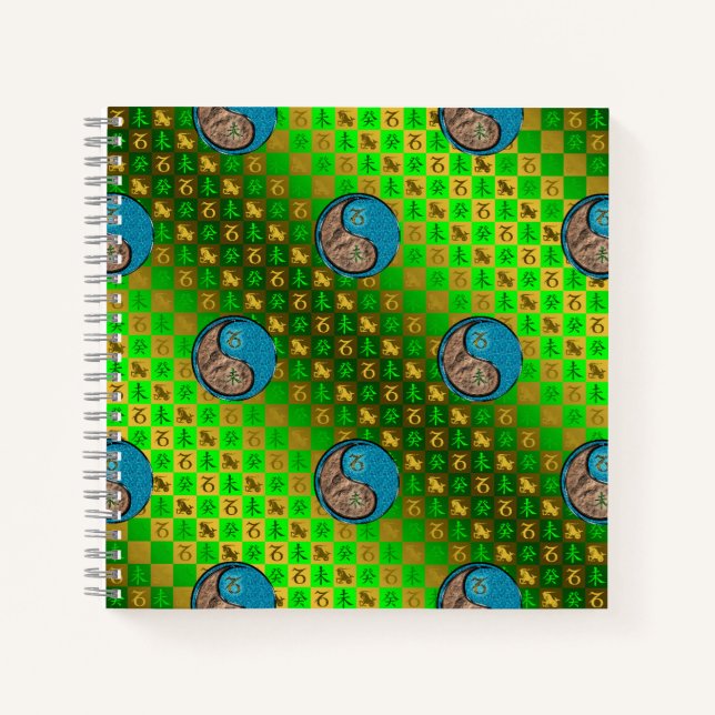 Carnet Capricorne & Chèvre d'eau (Devant)
