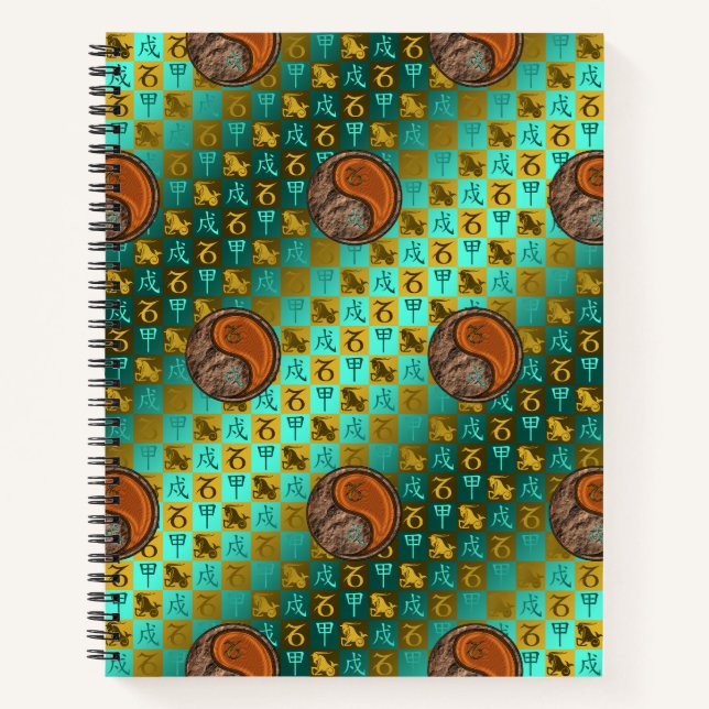 Carnet Capricorne & Chien de Bois (Devant)