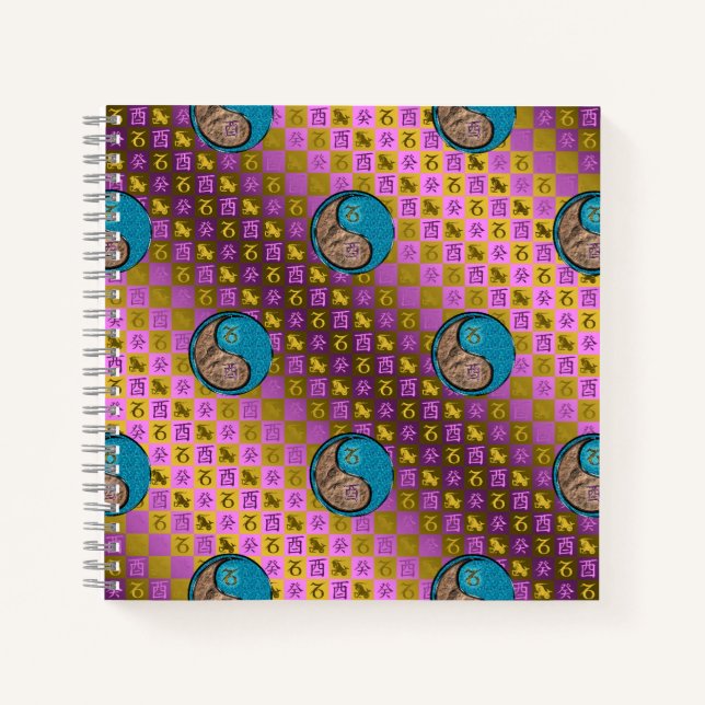 Carnet Capricorne & Coq d'Eau (Devant)