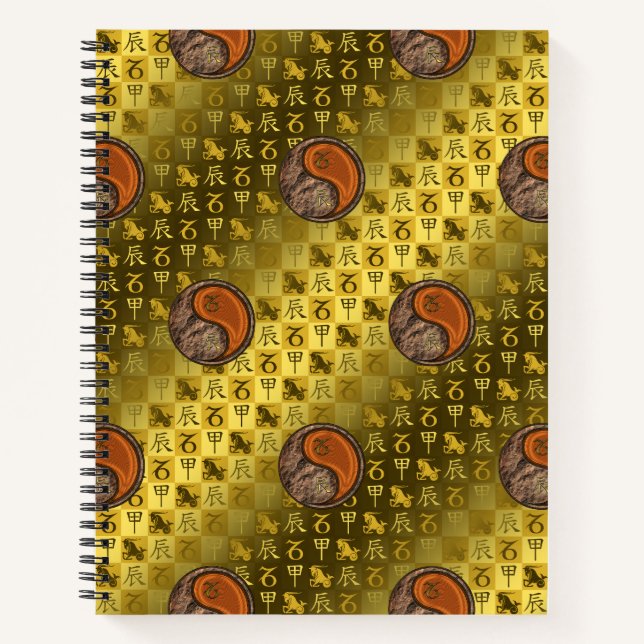 Carnet Capricorne & Dragon de Bois (Devant)