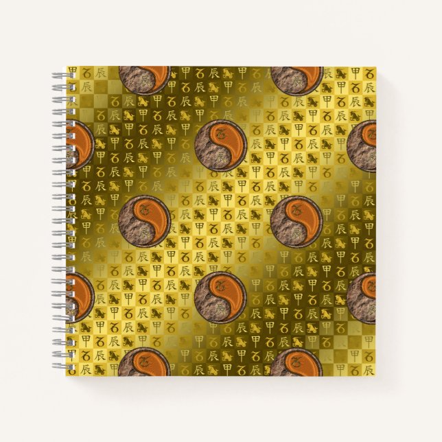 Carnet Capricorne & Dragon de Bois (Devant)