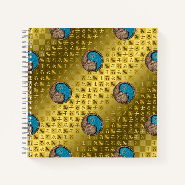 Carnet Capricorne & Dragon d'eau (Devant)