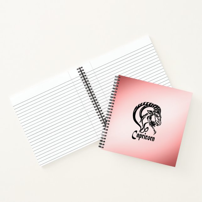 Carnet Capricorne la Chèvre de Mer Zodiaque (Intérieur)