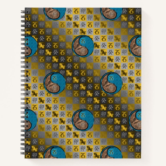 Carnet Capricorne & Lapin d'eau (Devant)