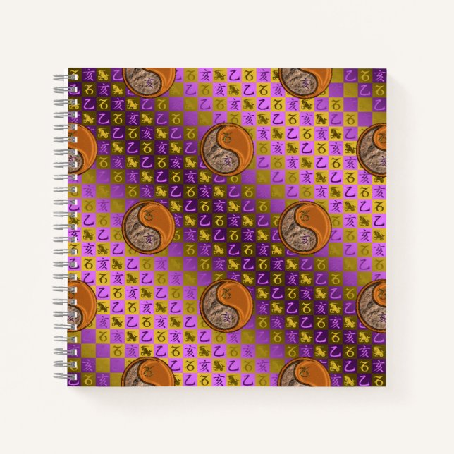 Carnet Capricorne & Sanglier de Bois (Devant)